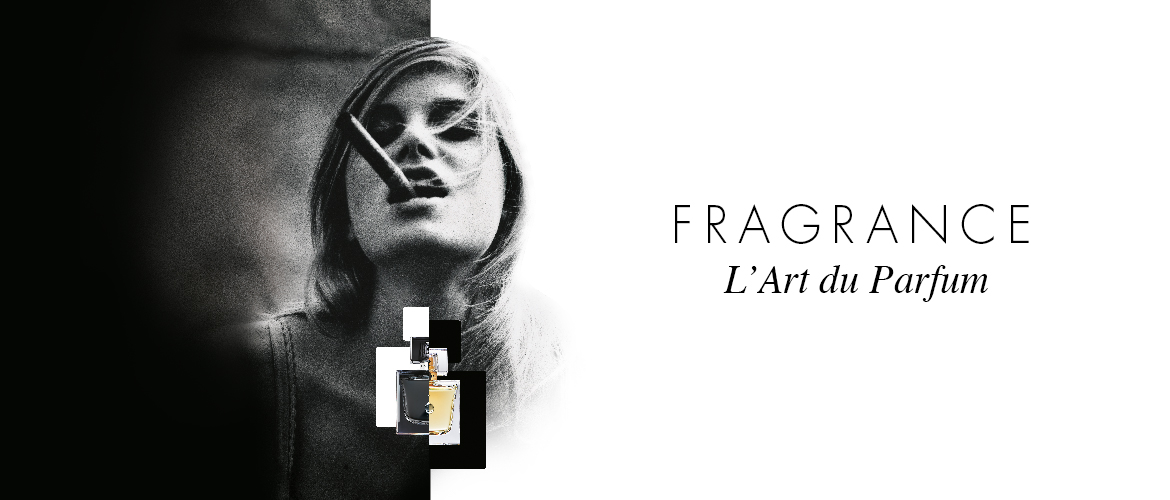 J'OSE EISENBERG perfume with a photo of a lady with a cigar